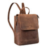 "Gesa" Elégant sac à dos cuir femme petit