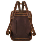 damen rucksack echt leder  braun