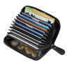 "Luxor" Porte Carte Homme Cuir Veritable pour 9 Cartes en Boîte Cadeau