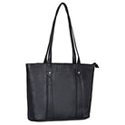 shopper henkeltasche mittelgroß damen schwarz