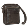 "Ivano" Petit Sac Bandoulière Homme En Cuir Pour Tablette 10,9 Pouces