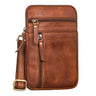 "Brooks" Pochette Poitrine Cuir Vintage