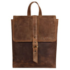 Leder Rucksack Schultertasche