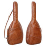 Echtleder Gitarrentasche cognac für 4/4 Gitarren