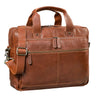 "Ronan" Serviette Cuir Homme Grande Sacoche Ordinateur 16 Pouces avec Bandoulière Amovible
