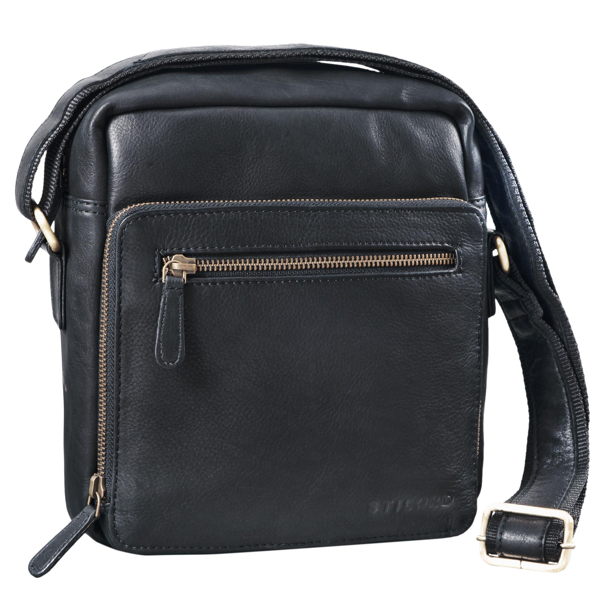 umhängetasche herren klein schwarz