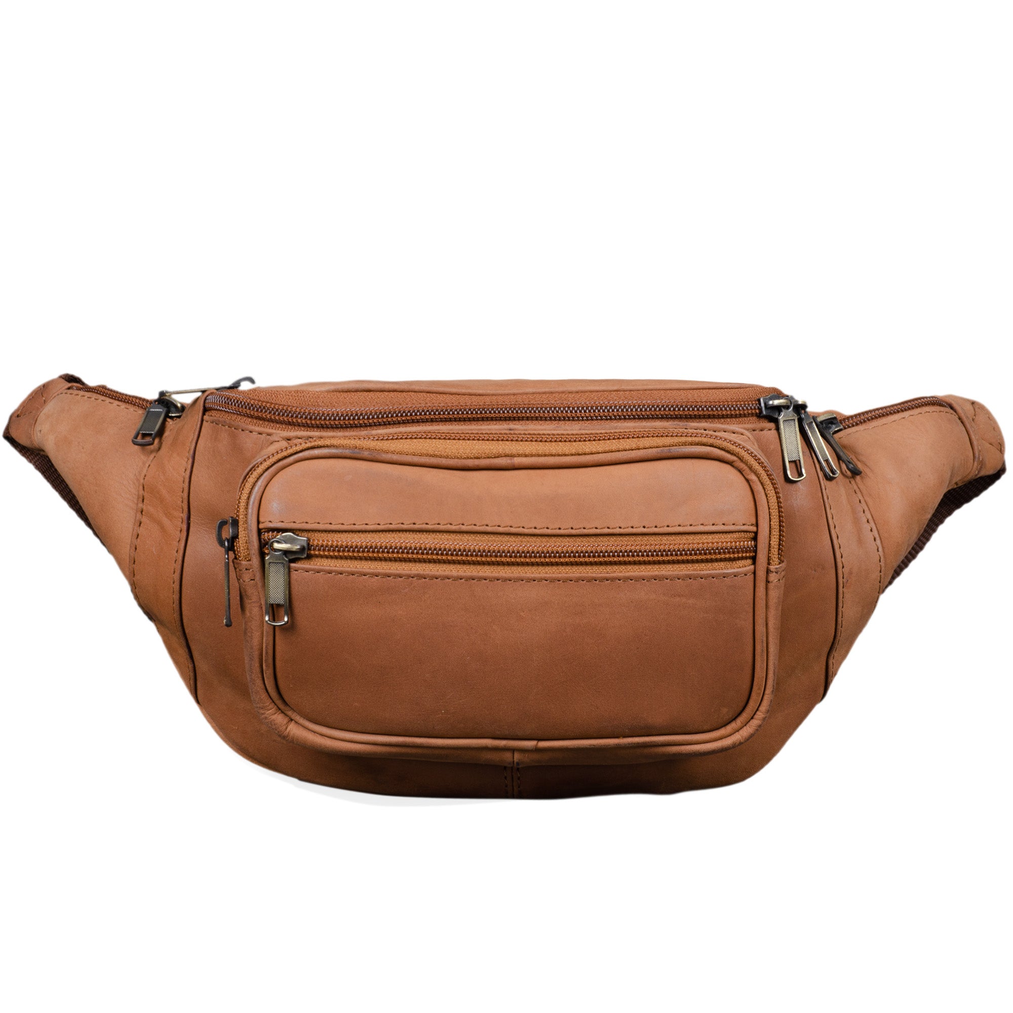 Gürteltasche Leder braun