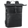 “Tacoma” Sac À Dos Rolltop En Cuir Femme Homme Pour Ordinateur Portable 17 Pouces