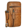 "Asher" Hommes Pochette Poitrine Cuir Sac de Ceinture